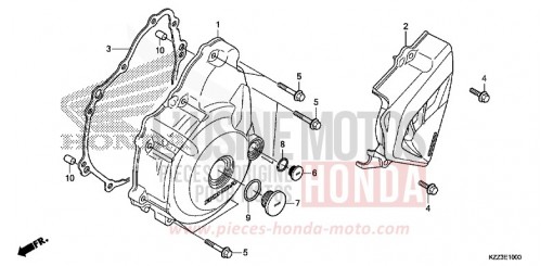 COPERCHIO CARTER MOTORE SINISTRO CRF250LF di 2015